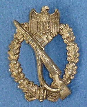 Army / Waffen SS Infantry Assault Badge in Tombac by Friedrich Linden, Ludenscheid