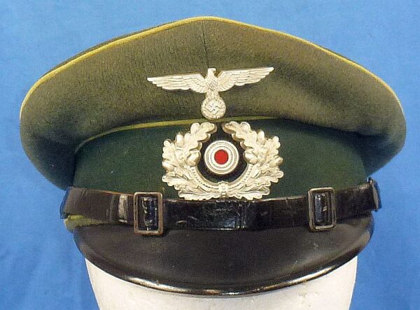 1938 Dated Army EM/NCO Panzer Grenadier Visor Cap by Clemens Wagner - Image 2