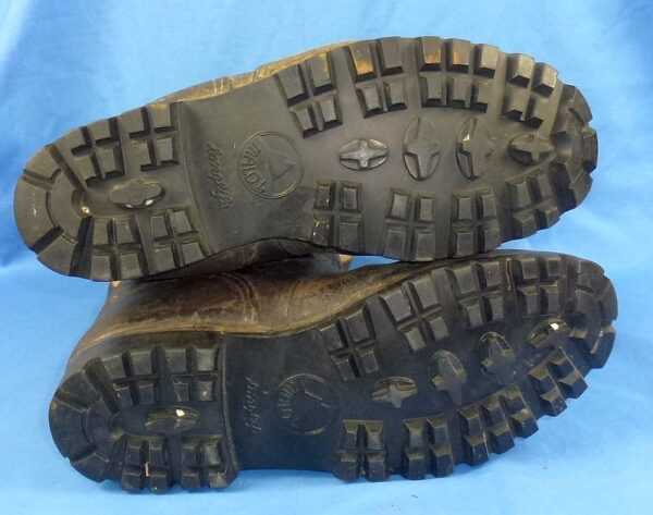 WWII German Felt and Leather Winter Boots - Image 5