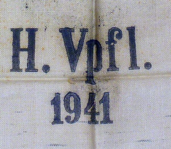 1941 Dated German Army Provisions Sack - Image 3