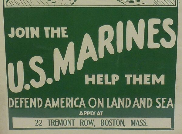 WWI U.S. Marine Corps Recruiting Poster - Image 2