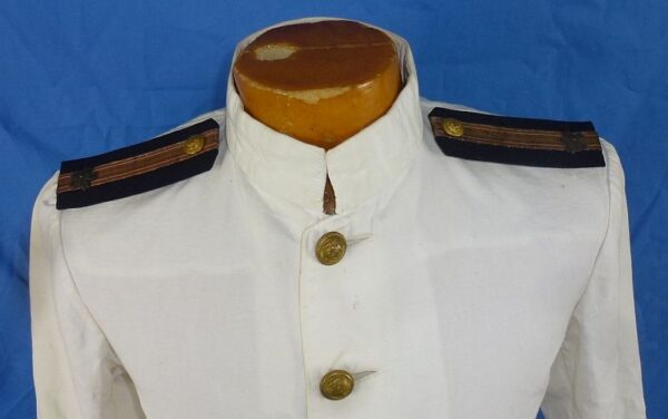 Named WWII Japanese Navy Ensign's White Summer Uniform - Image 3