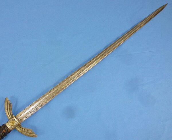 Early Luftwaffe Officer Sword of an SA Member - Image 4