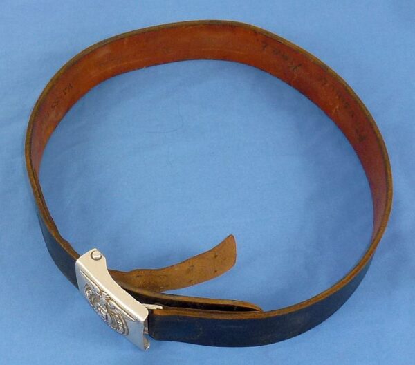 Named, RZM and VA SS 1937 Marked SS EM/NCO Belt and Buckle - Image 2