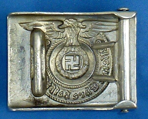 Named, RZM and VA SS 1937 Marked SS EM/NCO Belt and Buckle - Image 4