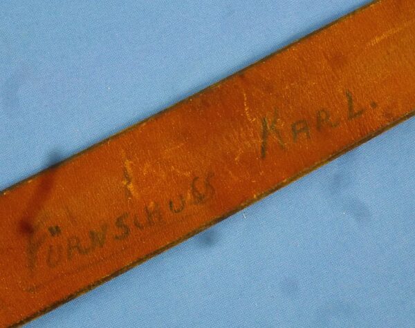 Named, RZM and VA SS 1937 Marked SS EM/NCO Belt and Buckle - Image 9