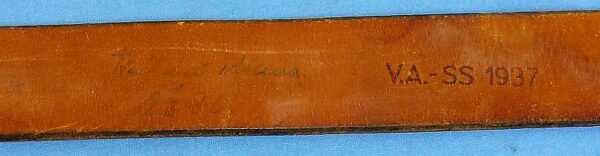 Named, RZM and VA SS 1937 Marked SS EM/NCO Belt and Buckle - Image 11