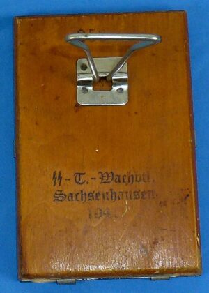 SS Totenkopf Wachbattalion Concentration Camp Sachsenhausen Shaving Mirror
