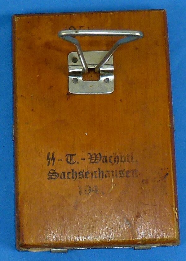 SS Totenkopf Wachbattalion Concentration Camp Sachsenhausen Shaving Mirror