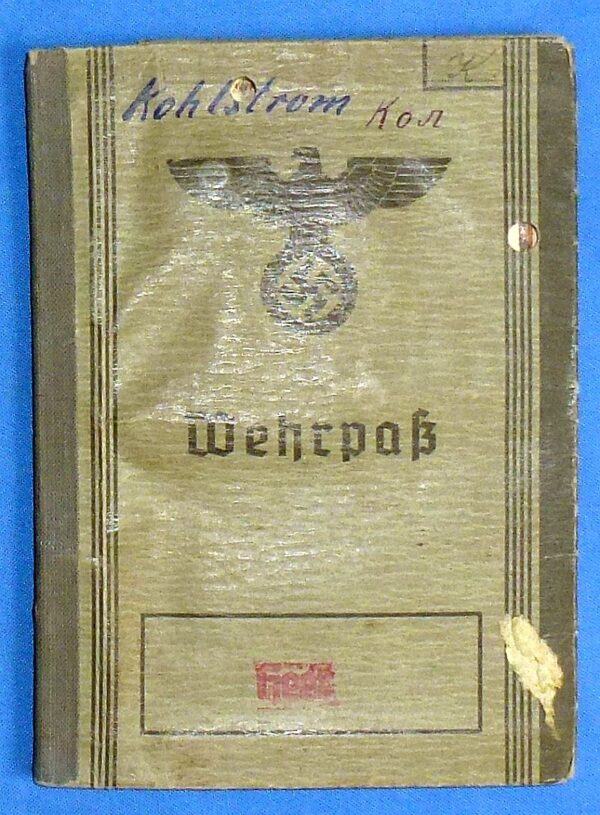 WWII Wehrpass & Currency Note of a Concentration Camp Guard - Image 2