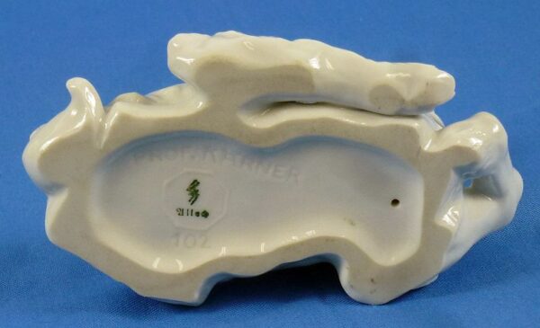 SS Allach Young Lying Goat (Allach Model No. 102) Porcelain Figurine - Image 6
