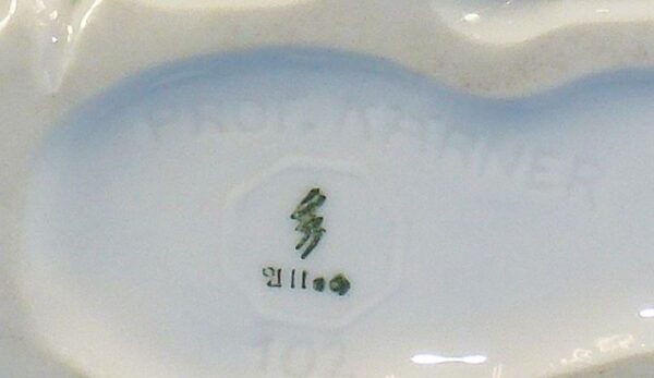 SS Allach Young Lying Goat (Allach Model No. 102) Porcelain Figurine - Image 7