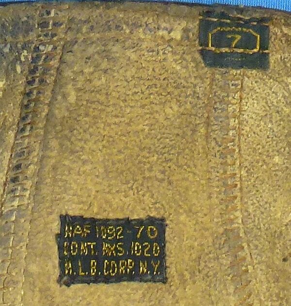 WWII U.S. Navy NAF 1092-70 Flight Helmet - Image 4