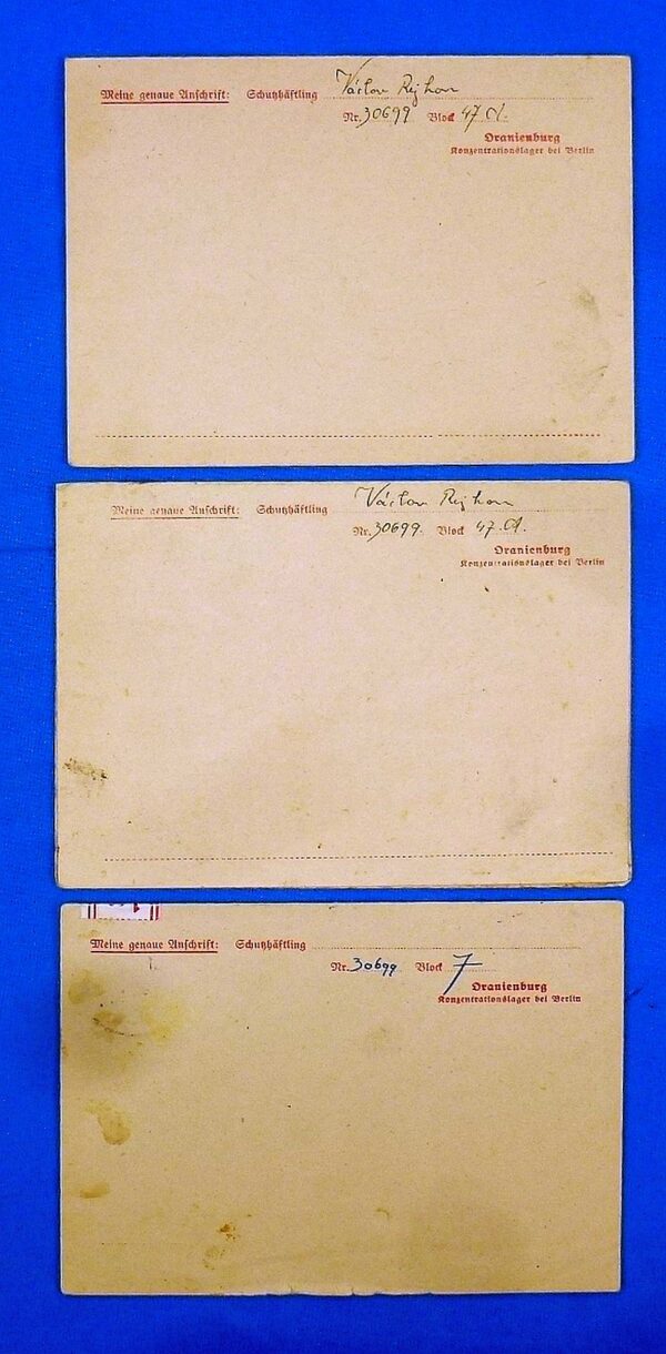 Three Letters from a Prisoner at the Sachsenhausen Concentration Camp - Image 2