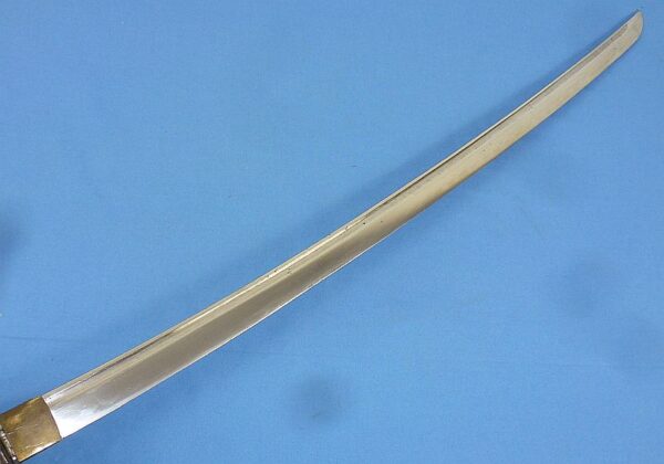 Signed Showa Era Katana in Leather Combat Scabbard Cover - Image 4
