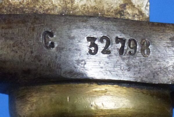 1872 Dated French Chassepot Model 1866 Yataghan Sword Bayonet - Image 7