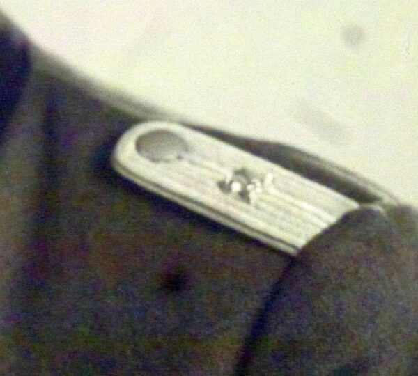Large Portrait Photograph of a German Army Reconnaissance Battalion Officer with Crusher Cap - Image 3