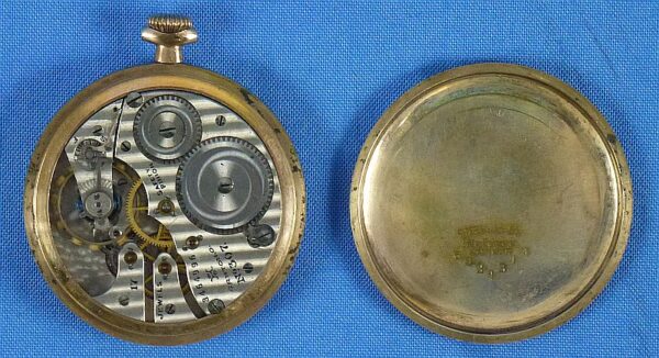 WWI Hampden Pocket Watch on Leather Wrist Strap - Image 7