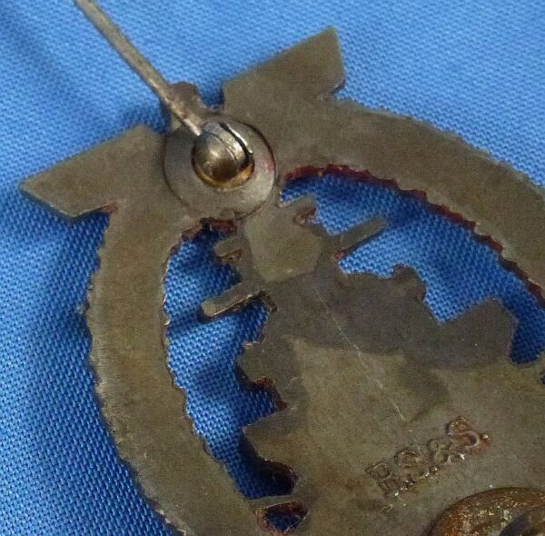 Kriegsmarine High Seas Fleet Badge by Richard Simm & Sohne - Image 3