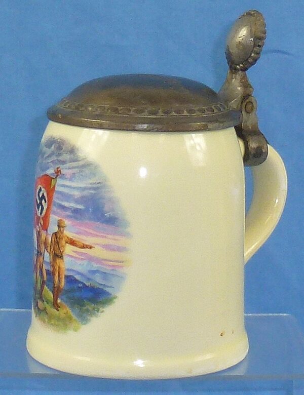 Named Third Reich Stein Depicts Storm Troops on the March - Image 3