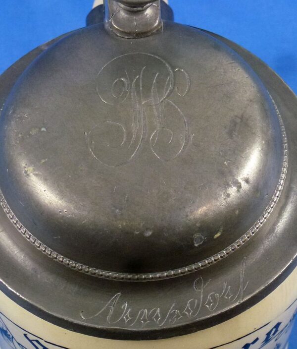 Named Mettlach Third Reich Nuremberg Rally Commemorative Stein - Image 4