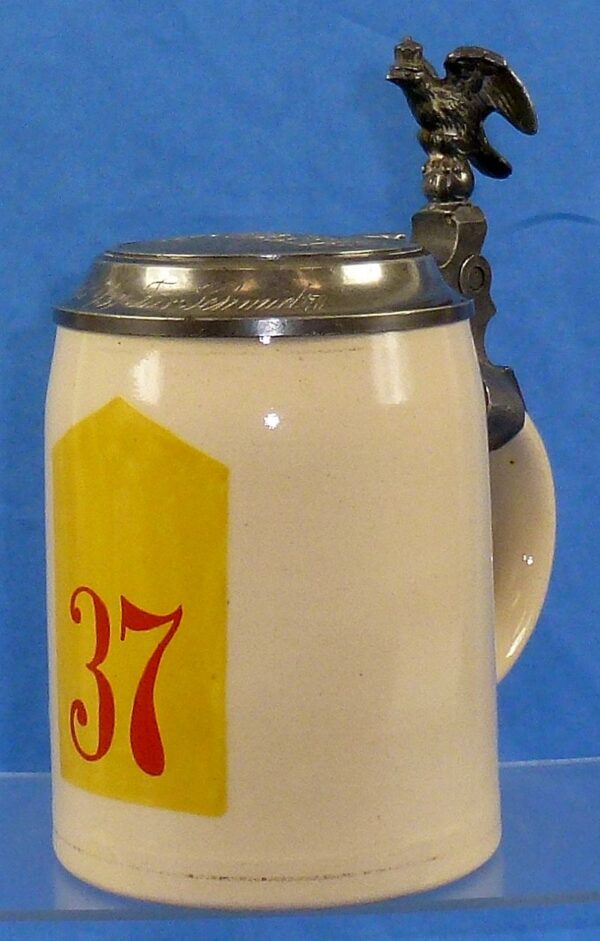 Named 37th (West Prussian) Fusilier Regiment "von Steinmetz" Prize Stein - Image 2