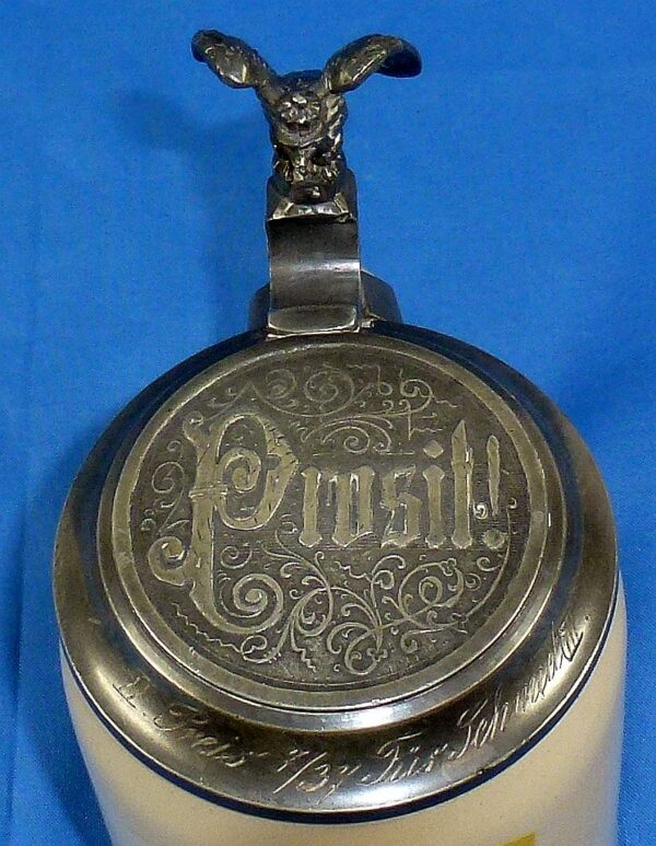 Named 37th (West Prussian) Fusilier Regiment "von Steinmetz" Prize Stein - Image 3