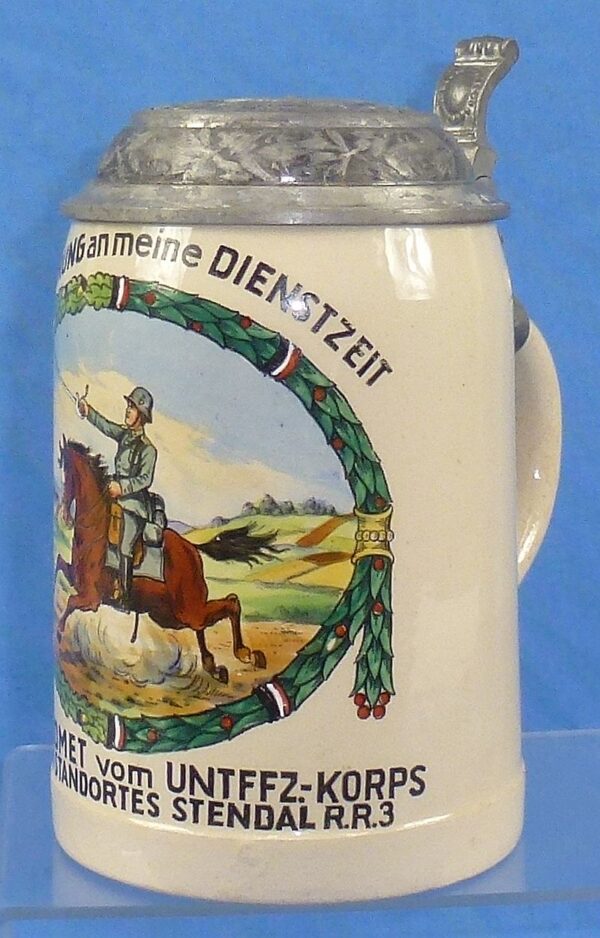 Weimar Era Reichswehr Cavalry Regiment Presentation Stein - Image 3