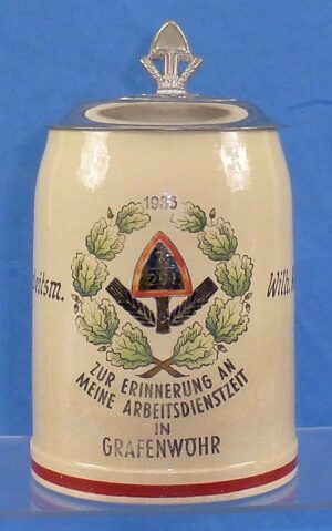 Named 1935 RAD Labor Service Commemorative Stein