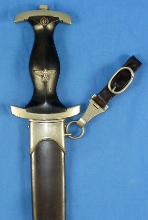Early SS Service Dagger by Robert Klaas with Hanger and Stamped SS Member Number