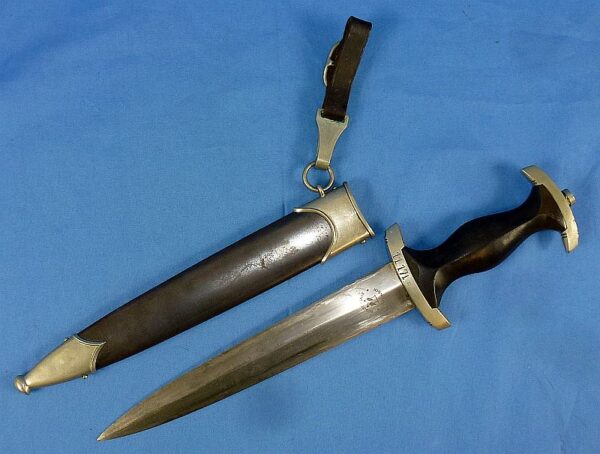 Early SS Service Dagger by Robert Klaas with Hanger and Stamped SS Member Number - Image 3