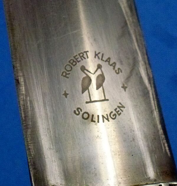 Early SS Service Dagger by Robert Klaas with Hanger and Stamped SS Member Number - Image 7