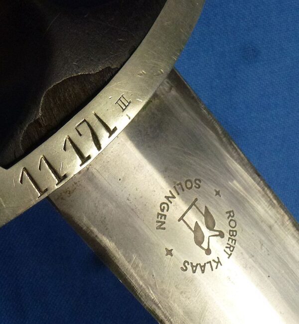 Early SS Service Dagger by Robert Klaas with Hanger and Stamped SS Member Number - Image 8