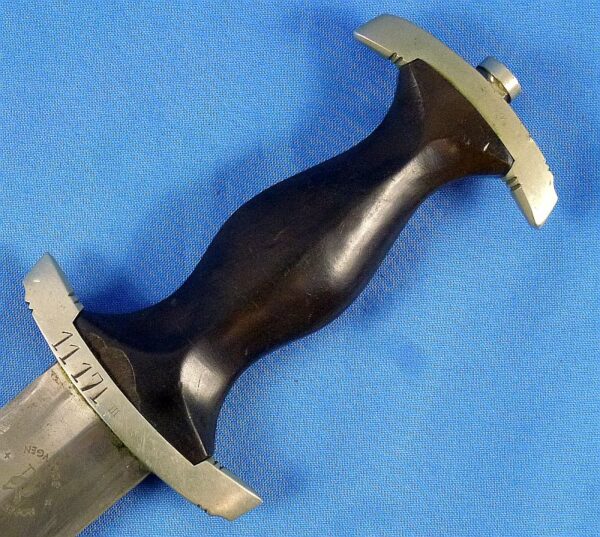 Early SS Service Dagger by Robert Klaas with Hanger and Stamped SS Member Number - Image 10