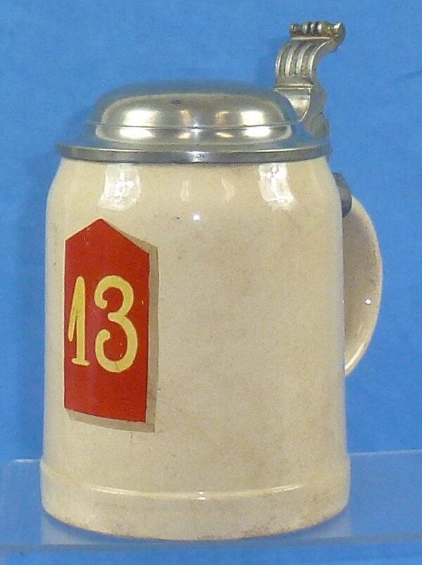 Imperial German 13th (1st Westphalian) Infantry Regiment "Herwarth von Bittenfeld" Stein by Mettlach - Image 2