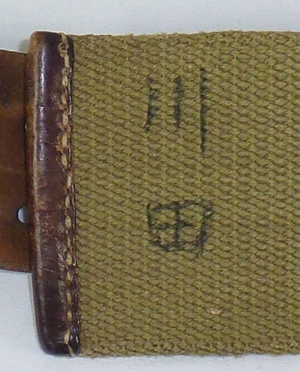 WWII Japanese Army Officer's Field Sword Belt - Image 4