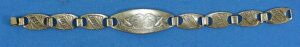 WWII North Africa-Sicily-Italy Souvenir Sweetheart Bracelet