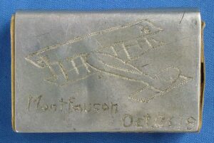 WWI 23rd Engineers Trench Art Match Safe