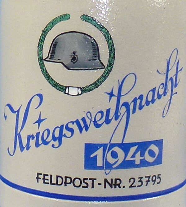 1940 German Army Infantry Regiment 332 Service Stein - Image 2