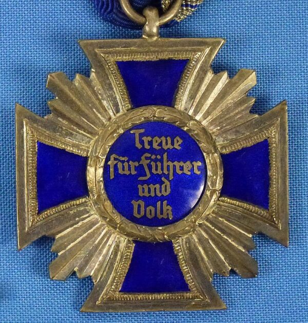 NSDAP Nazi Party 15 Year Long Service Medal by C.E. Junker - Image 3