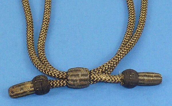WWI U.S. Army Officer Campaign Hat Cord - Image 2