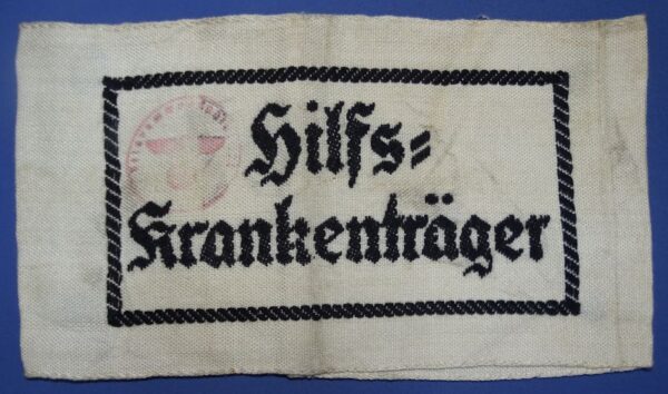 German Auxiliary Stretcher Bearer's Armband