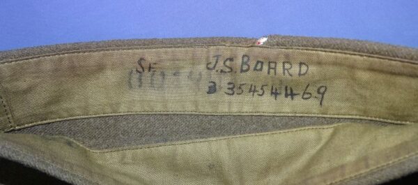 Named 1st Special Service Force Overseas Cap / Contract Date 1942 - Image 4