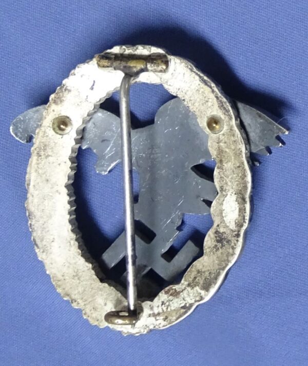 Luftwaffe Observer Badge in Tombac by Assmann - Image 3