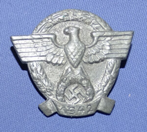 WWII German Police Day 1942 Tinnie