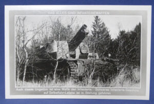 WWII German Self-Propelled Gun Postcard