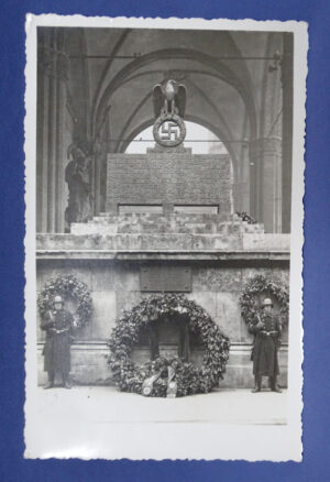 WWII German Photo Postcard Munich Feldherrnhalle