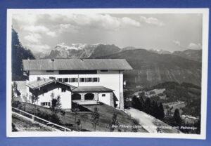 WWII German Photo Postcard Hitler's House Berchtesgaden