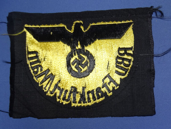 Reichsbahn RBD Frankfurt / Main Sleeve Eagle - Image 2