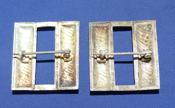 Pair WWI Officer's Captain's Rank Insignia - Image 2